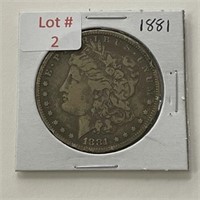 1881 Morgan Silver Dollar