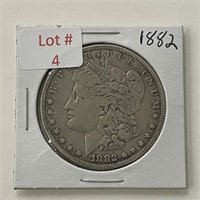 1882 Morgan Silver Dollar