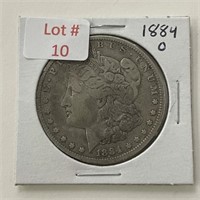 1884-O Morgan Silver Dollar