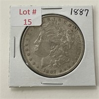 1887 Morgan Silver Dollar