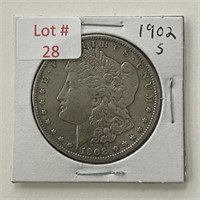 1902-S Morgan Silver Dollar