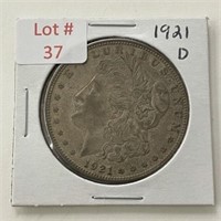 1921-D Morgan Silver Dollar