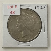 1925 Peace SIlver Dollar
