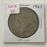 1925 Peace SIlver Dollar