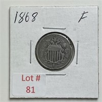 1868 Shield Nickel