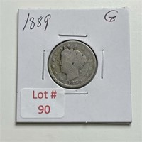 1889 Liberty Head Nickel