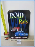 NEW - ROAD RATS CHOP SHOP SIGN