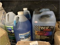 Windshield Washer Fluid and Partial Containers of