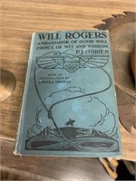 Will Rodgers Hard Cover Book (vintage)