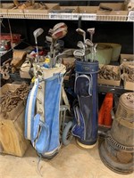 Golf Clubs in Cases