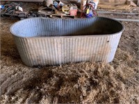 Metal Water Trough 6' x 2'