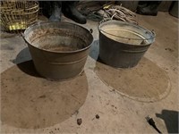 2 Metal Pails