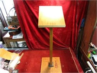 Wood music stand.