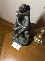 Ceramic Statue  (Man / Woman ~11 3/4" Tall)