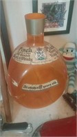 Scotch whisky large decorative bottle
