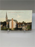 1909 Postmarked Catholic Church and School,