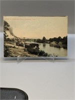1909 Postmarked View on Cumberland River,