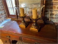 Pair of Decorative Candle Holders