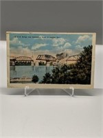 1919 Postmarked L&N Bridge Over Cumberland R