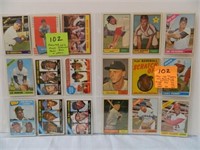 Assorted 60's Topps w/ Mays, Aaron, Musial, Flood,