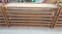 Wooden Shelf Unit 28 x 51 1/2 × 14