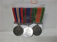 3 CANADIAN WW2 MEDALS 1939-45