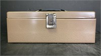 Rockaway Metal Tan Lock Box w/ key