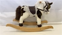 Chrisha Plush horse rocking chair plush