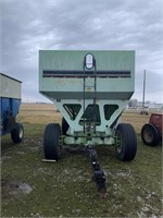 Parker 625 side dump wagon w/ brakes