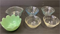 6 assorted small bowl lot