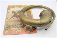 Bufflo Bills Wild West Book, Replica French Horn