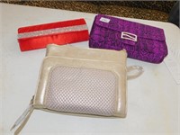 3 NEW PURSES WITH TAGS INCLUDING PURPLE DIANE