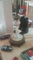 Vintage table lamp with Onyx? Base