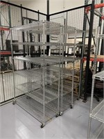 [3] Wire Shelves with casters