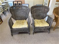 Pair of Wicker Chairs