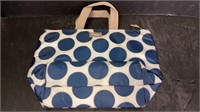Thirty-One Blue/White Polka Dot Lunch Cooler Bag*