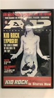 Kid rock poster framed signed by