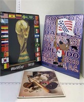 Sport poster lot World Cup & Lou Gehrig