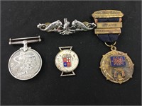 Small Lot of Vintage Medals