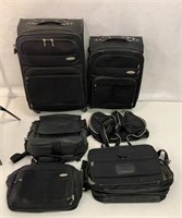 Samsonite Suitcases and Duffel Bags Lot of 6