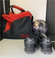 Men’s Bowling Lot Ball Bag Shoes