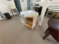 Table with Table Cloth and Glass Top