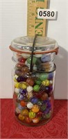 Large Ball Jar of Marbles