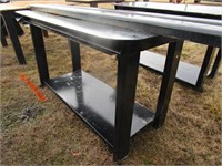 New/Unused 58"X29" Steel Table w/Bottom Shelf