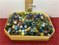 Container Full of Marbles