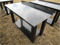 New/Unused 60"X30" Steel Table w/Splash Board
