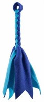 Squishy Face Studio Blue/Aqua Braided Dog Toy