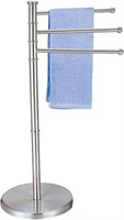 ihCASADECOR NOV-1220 3 arm Towel Stand, Silver