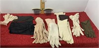 Vintage Gloves & Hair Combs