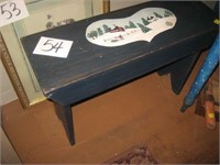 PAINTED BENCH